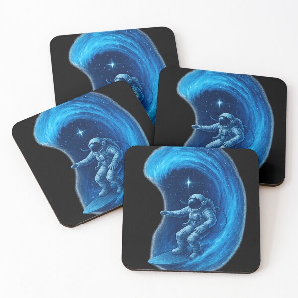Item preview, Astronaut Surfing in Space – Cosmic Adventure Design designed and sold by haitrieuic96.
