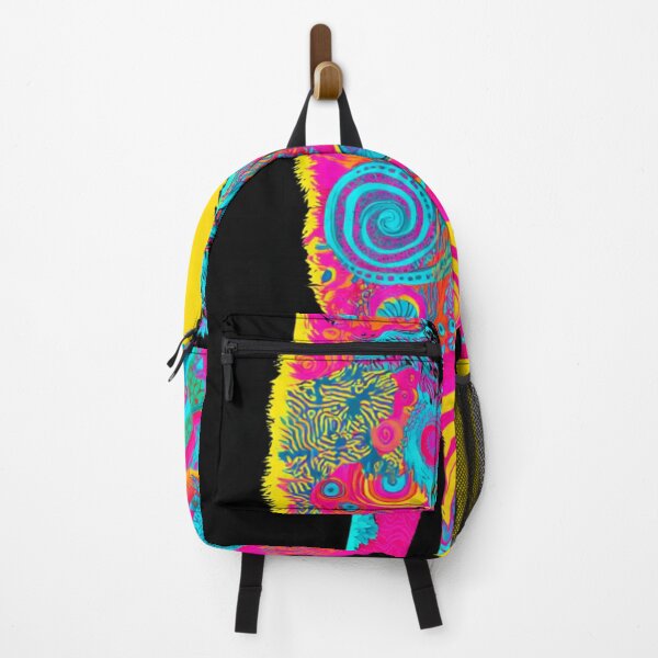 Item preview, Psychedelic Wolf Howling Retro 70s Style designed and sold by ChinzorigBAY.
