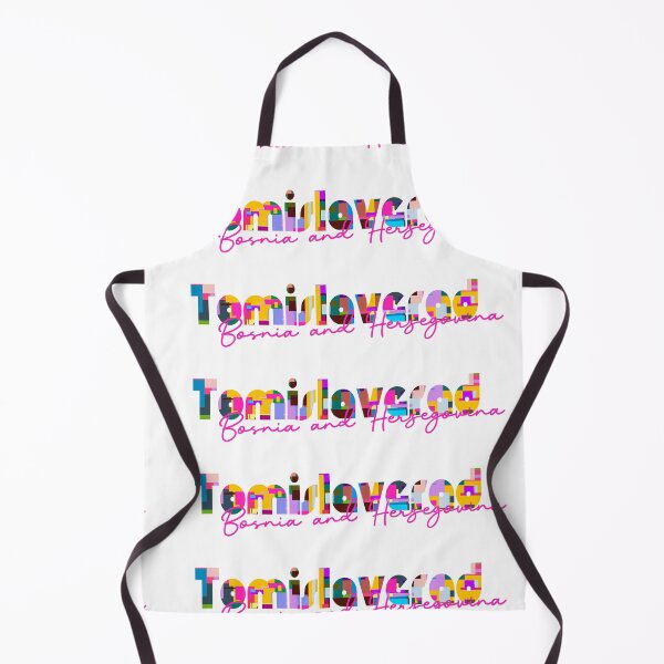 Item preview, Tomislavgrad, Bosnia and Herzegovina, Vibrant Abstract City Typography Art designed and sold by Wanderful-roads.