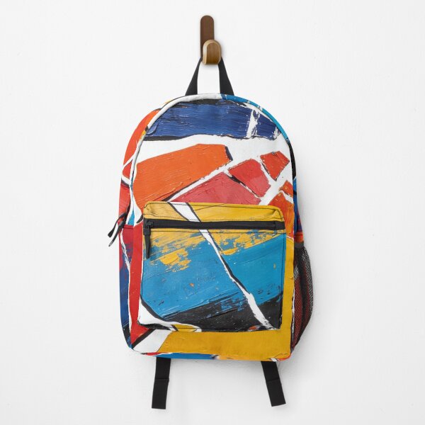 Item preview, Explosive Abstract Impasto Art | Shattered Primary Colors Texture Design designed and sold by Cherrydora.