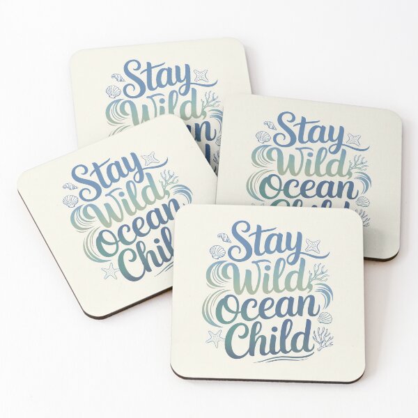 Item preview, Stay Wild Ocean Child – Beach Vibes Ocean Lover Design T-Shirt designed and sold by Shiwwa.