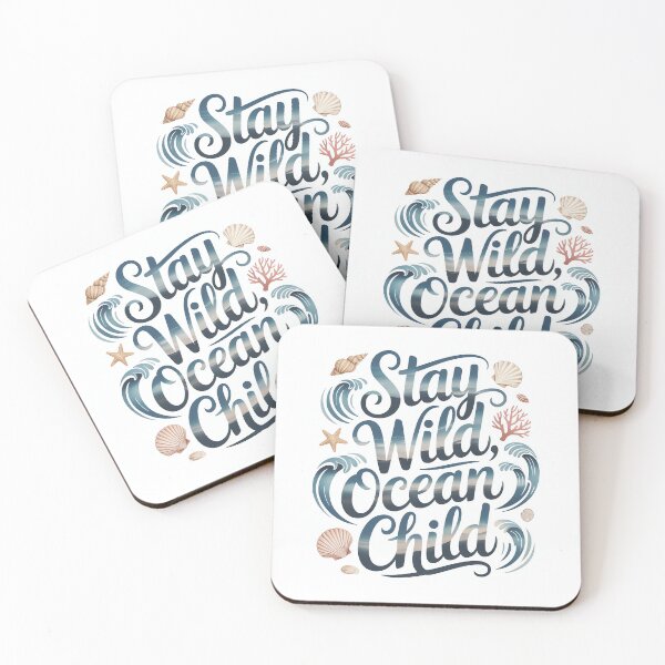 Item preview, Stay Wild Ocean Child – Beach Vibes Ocean Lover Design T-Shirt designed and sold by Shiwwa.