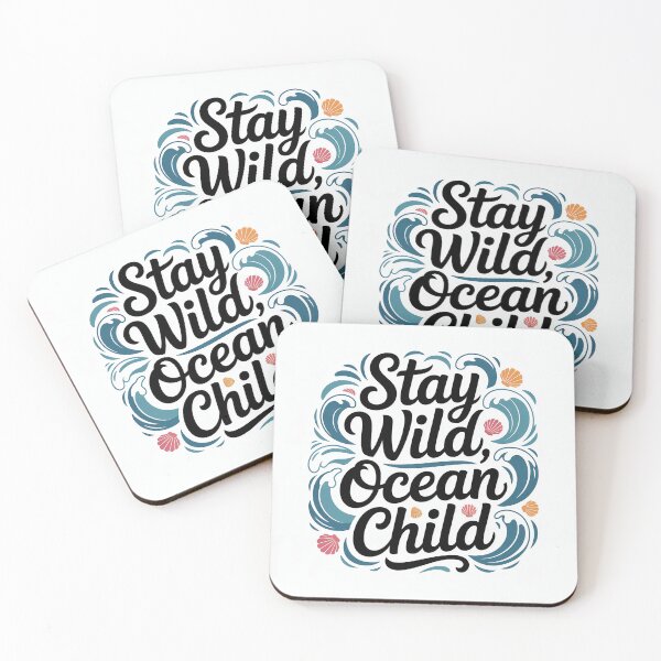 Item preview, Stay Wild Ocean Child – Beach Vibes Ocean Lover Design T-Shirt designed and sold by Shiwwa.