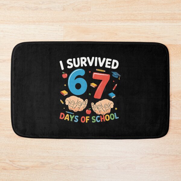 Item preview, I Survived 67 Days Of School Funny Six Seven 6 7 Meme Z Gen designed and sold by DianaEsther1.