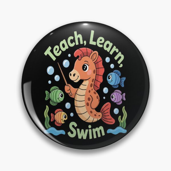 Item preview, Teach Learn Swim Dive Into Sea Adventures Ocean Lover designed and sold by TeamLequid.