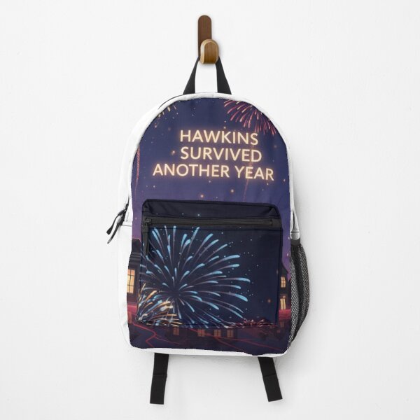 Item preview, Hawkins Survived Another Year | Stranger Things Inspired New Year Art designed and sold by Fandom Universe.