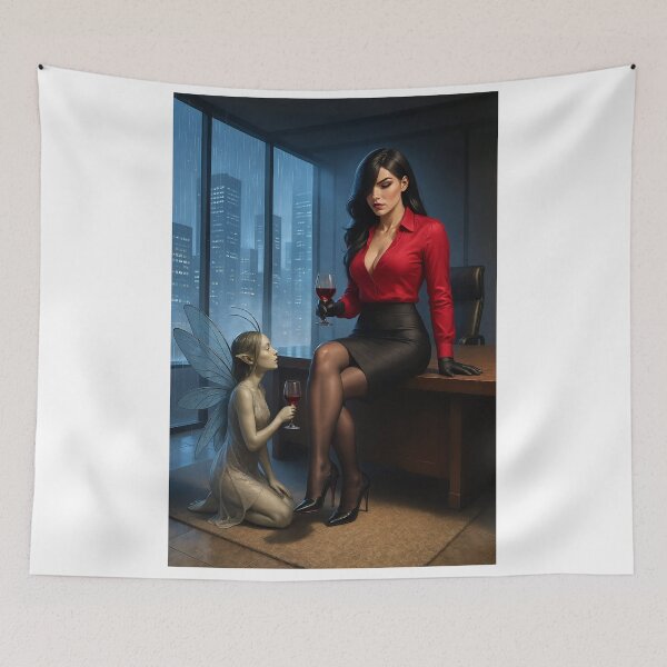Item preview, Cassandra Cricket Meeting Rain Soaked Cityscape designed and sold by CathryneDelamort.