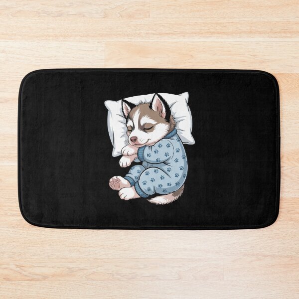 Item preview, Sleeping Pajama Pomsky Drawing Art designed and sold by SnackPAC.