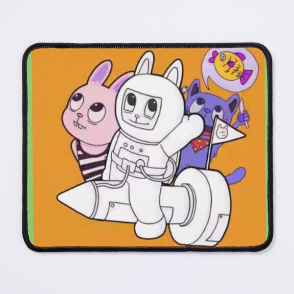Item preview, Cute Bunny And Cat Friends designed and sold by zarkazman.