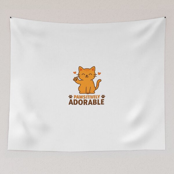Item preview, Pawsitively Adorable Hearts Cat designed and sold by ZoraDesignz.
