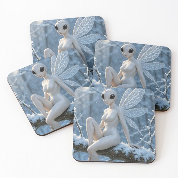 Item preview, Antifairy on snowy branch designed and sold by CathryneDelamort.
