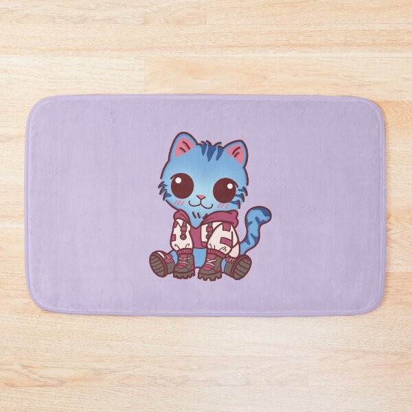 Item preview, Blue Derpy Tabby Cat K-Pop Outfit designed and sold by BGMeYou.