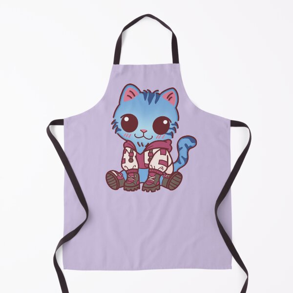 Item preview, Blue Derpy Tabby Cat K-Pop Outfit designed and sold by BGMeYou.