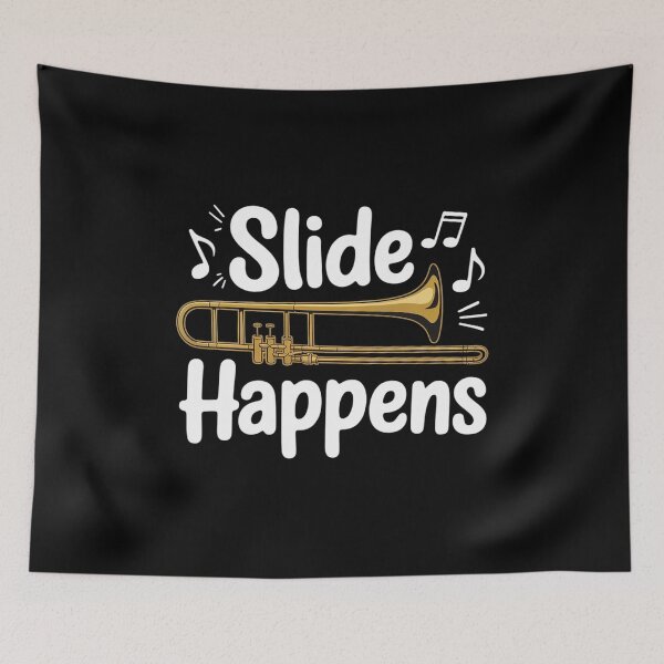 Item preview, Slide Happen Marching Band Jazz Musician Trombonist Trombone designed and sold by SnackPAC.