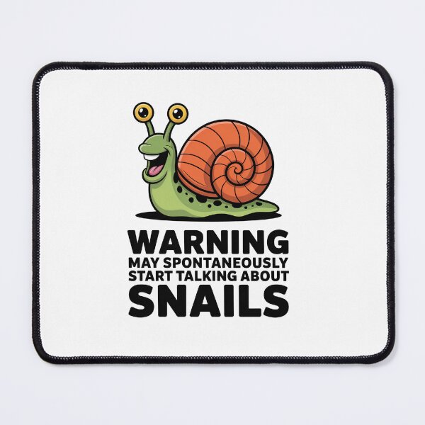 Item preview, Snail Lover Warning May Spontaneously Talk About Snails designed and sold by DianaStantzo.