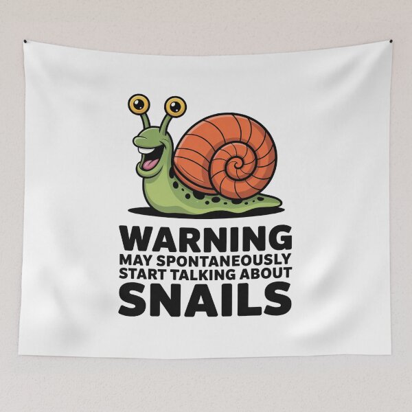 Item preview, Snail Lover Warning May Spontaneously Talk About Snails designed and sold by DianaStantzo.