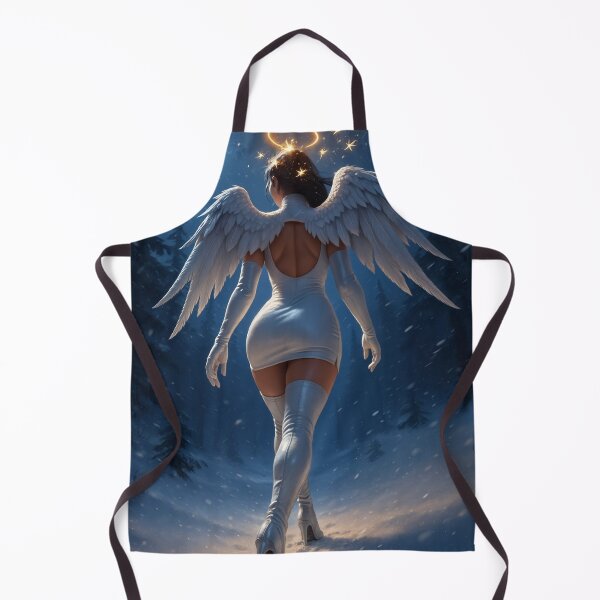 Item preview, Angel wings walk snowy forest moonlight designed and sold by CathryneDelamort.