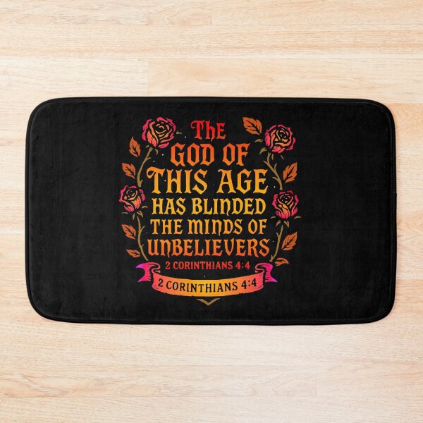 Item preview, 2 Corinthians 4:4 The god of this age has blinded the minds of unbelievers designed and sold by plushism.
