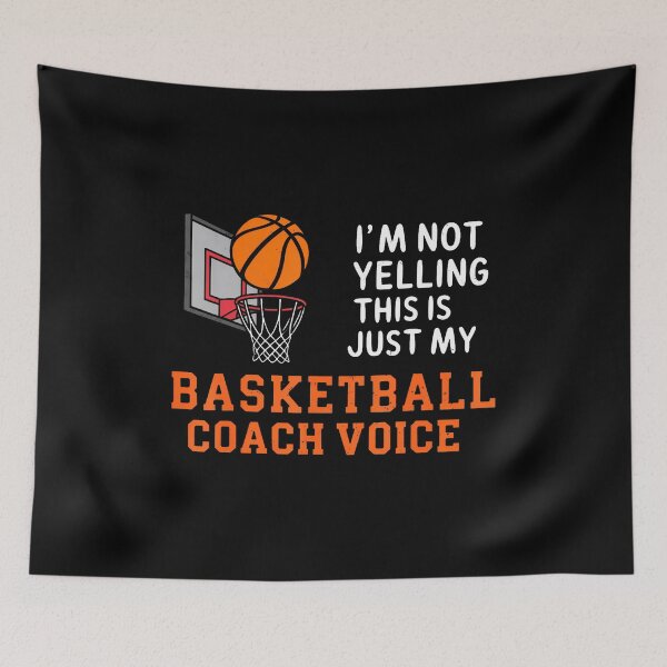 Item preview, I'M Not Yelling This Is My Basketball Coach Voice Funny designed and sold by DianaEsther1.