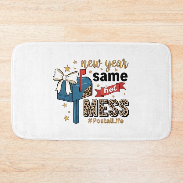 Item preview, New Year Same Hot Mess Postal Leopard designed and sold by Dea1998.