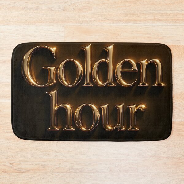 Item preview, Golden Hour Luxury – Dark Gold Typography designed and sold by AI-Only Creations.
