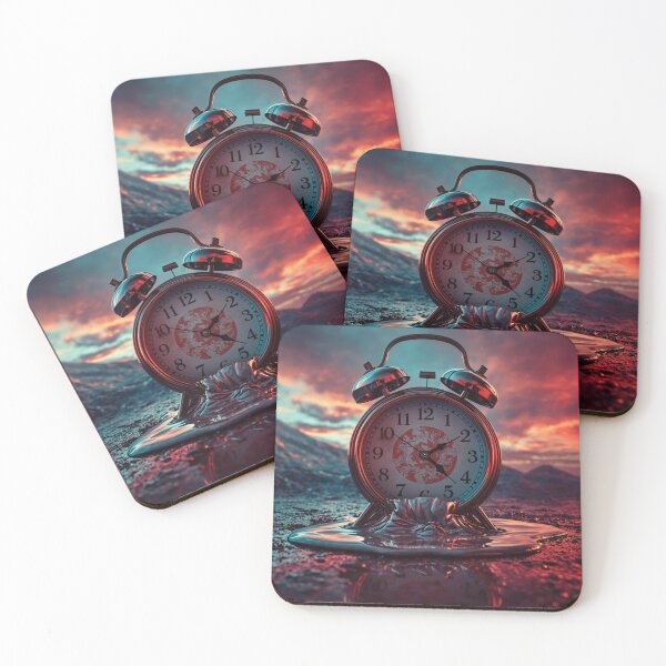 Item preview, Melting Time at Fiery Sunset. designed and sold by ankit2374.