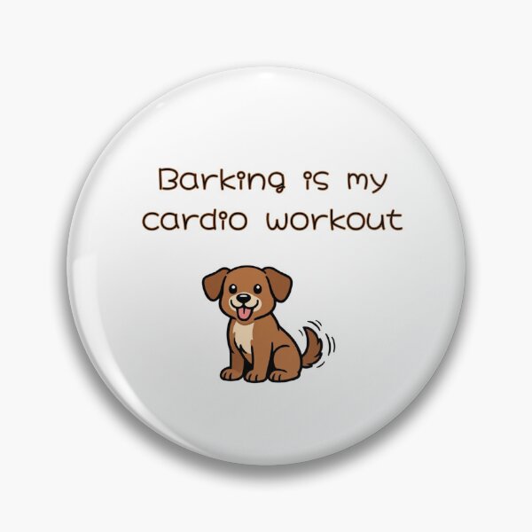 Item preview, Funny Barking Cardio Dog Saying designed and sold by NatureUnleashed.