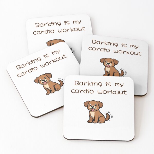 Item preview, Funny Barking Cardio Dog Saying designed and sold by NatureUnleashed.