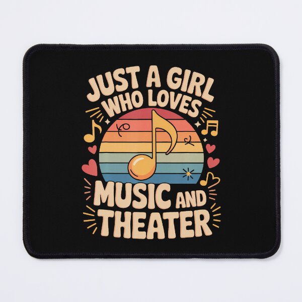 Item preview, Just A Girl Who Loves Music And Theater Drama Lovers Girls designed and sold by DianaEsther1.