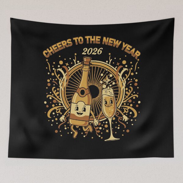Item preview, Cheers To The New Year 2026 Celebration Design designed and sold by LuminOrb.