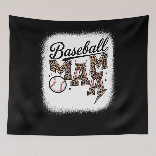 Artikelvorschau, Softball Baseball Mama Leopard Muttertag entworfen und verkauft von RayhendersonArt.