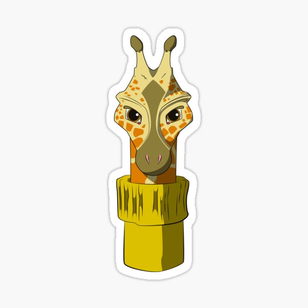 "Giraffe in Turtleneck" Sticker for Sale by IwanFonLewis Redbubble