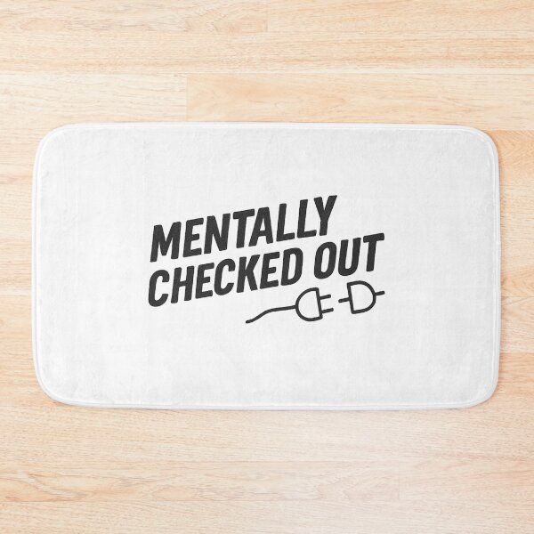 Item preview, Mentally Checked Out Shirt – Minimalist Introvert Humor Disconnect Typography Design designed and sold by SiwyArt.