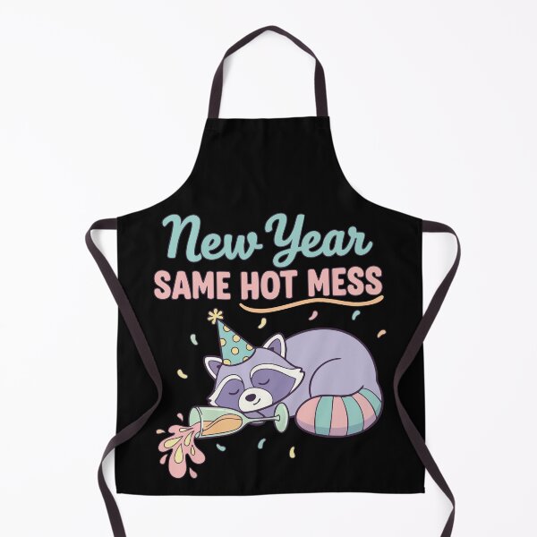 Item preview, New Year Same Hot Mess Fun Party Vibes designed and sold by LuminOrb.