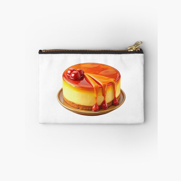 Item preview, Gourmet Cheesecake with Caramel Drip and Cherry Garnish designed and sold by Jirada.