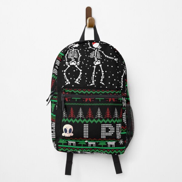 Item preview, I Prefer Halloween Skeletons Dancing In Santa Hats Ugly Christmas Sweater designed and sold by LeonellDavy.
