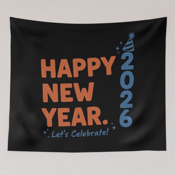 Item preview, Happy New Year 2026 Let's Celebrate Festive designed and sold by LuminOrb.