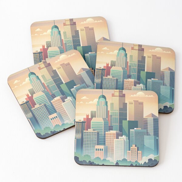 Item preview, Minimalist skyline of Minneapolis designed and sold by paulrommer.