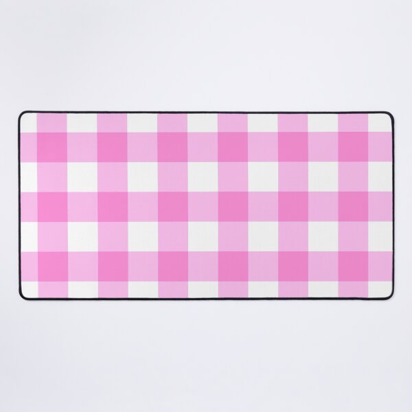 Item preview, Aesthetic Pink gingham chekered pattern designed and sold by unique0703.