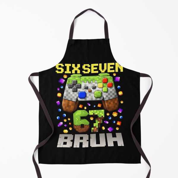 Aperçu de l'œuvre Mème humoristique Six Seven 67 Bruh Gaming - Cadeau idéal pour les garçons et les gamers créée et vendue par D-Signa.