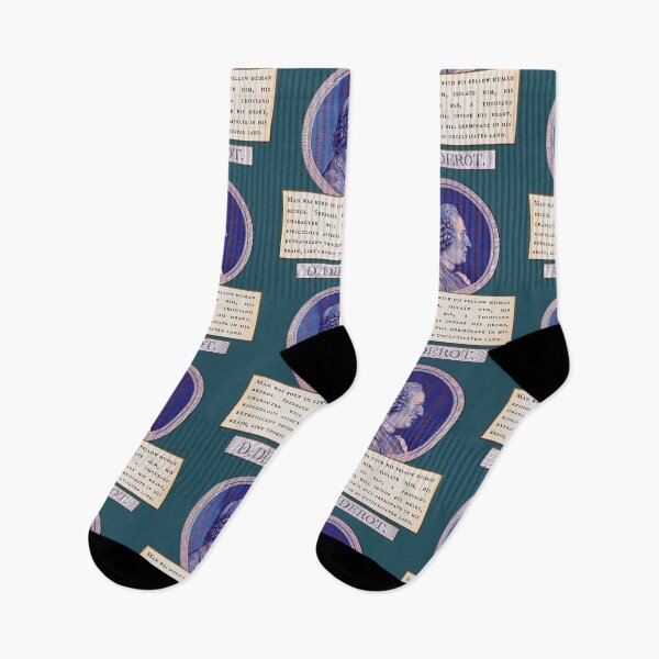 Item preview, Denis Diderot quote: Man was born to live with his fellow human beings. Separate him, isolate him, his character will go bad,  designed and sold by artbleed.
