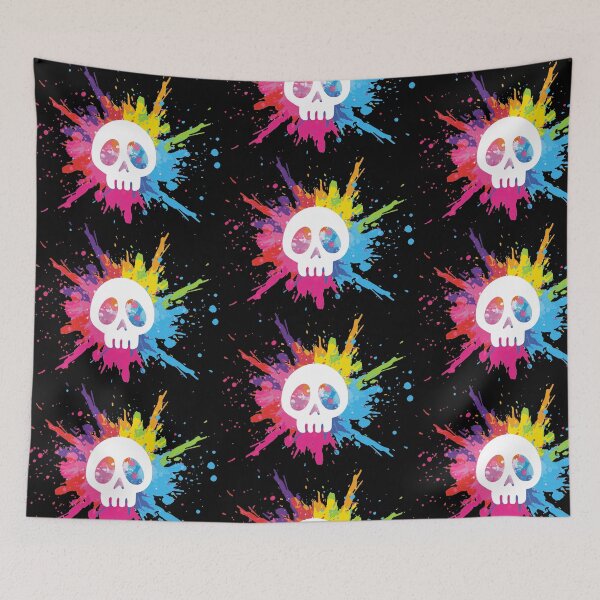 Item preview, the explosion of a (white) skull designed and sold by Lagueny.