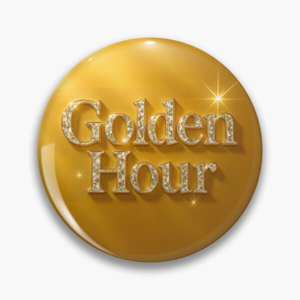 Item preview, Golden Hour – Diamond Gold Typography designed and sold by AI-Only Creations.