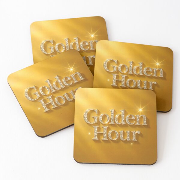 Item preview, Golden Hour – Diamond Gold Typography designed and sold by AI-Only Creations.