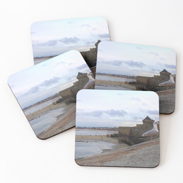 Item preview, Seagull from Saint-Malo on the ramparts designed and sold by Open Road Gallery .