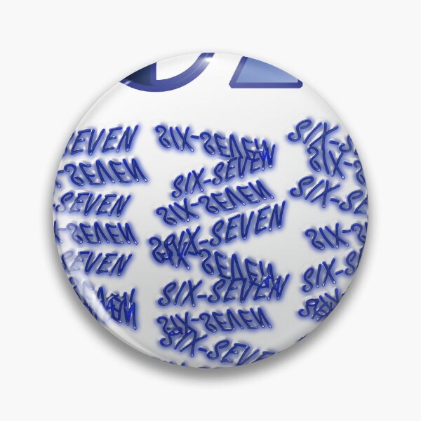 Item preview, Neon Blue 67 SIX-SEVEN designed and sold by rocksuti.