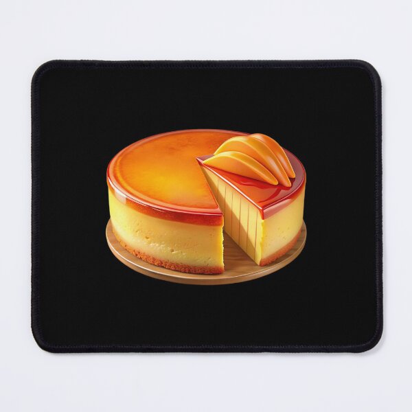 Item preview, A beautiful, glossy cheesecake slice. designed and sold by Jirada.
