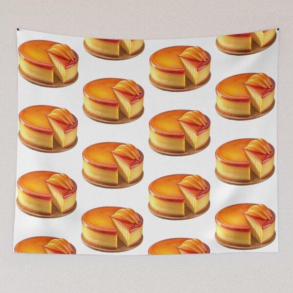Item preview, A beautiful, glossy cheesecake slice. designed and sold by Jirada.