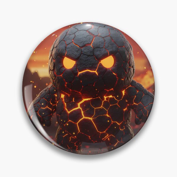 Item preview, Molten Stone Guardian of Fire designed and sold by digisetumedia.