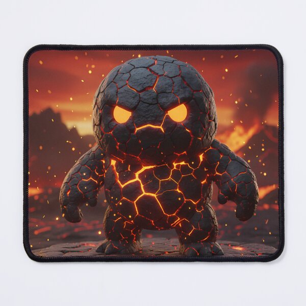 Item preview, Molten Stone Guardian of Fire designed and sold by digisetumedia.